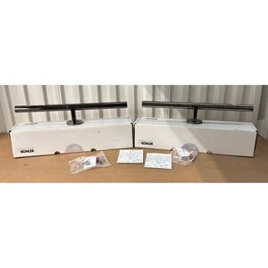 Set of 2 Kohler Purist Single Post Tissue Holder Polished Chrome K-T78372-CP